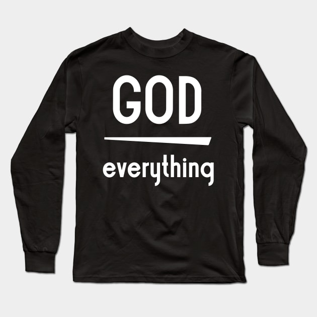 God over everything Long Sleeve T-Shirt by artspot